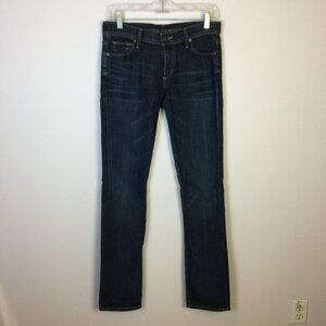 Citizens of Humanity Ava Jeans Size 27 Womans Blue Low Rise Straight Leg Stretch